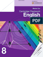 Secondary-2 - Cambridge Checkpoint English Coursebook Grade 8