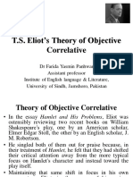 Theory of Objective Correlative Highlight