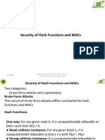 Security of Hash Functions and Macs