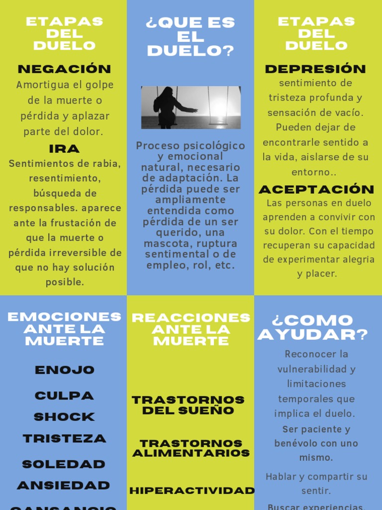 Etapas y emociones del duelo | PDF | Dolor | Las emociones