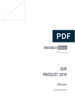 SENEXaqua 2019 PRICELIST (EXW - EUR)