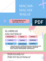 Macam-Macam Wakaf