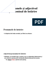 Pronumele și adjectivul pronominal de întărire cu dvs