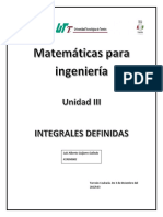 Problemario Matematicas Unidad #3