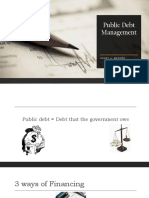 Public Debt Management