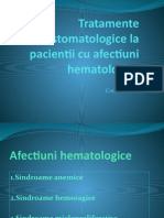 Tratamente Stomatologice La Pacientii Cu Afectiuni Hematologice - Modificata