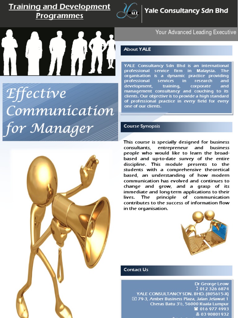 Effective Communication For Manager | PDF | Dietitian | Nutrition