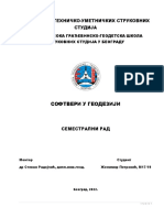 Softveri U Geodeziji - Semestralni Rad - Želimir Petrović M17-19