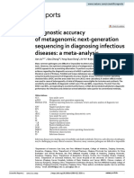 Diagnostic Accuracy of Metagenomic Next Generation Sequencing in Diagnosing Infectious Diseases: A Meta Analysis