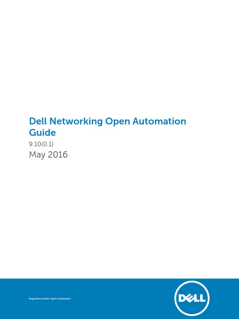 Force10 Open Automation - Service Manual8 - en Us | PDF ...