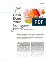 How Much Cash Does Your Company Need