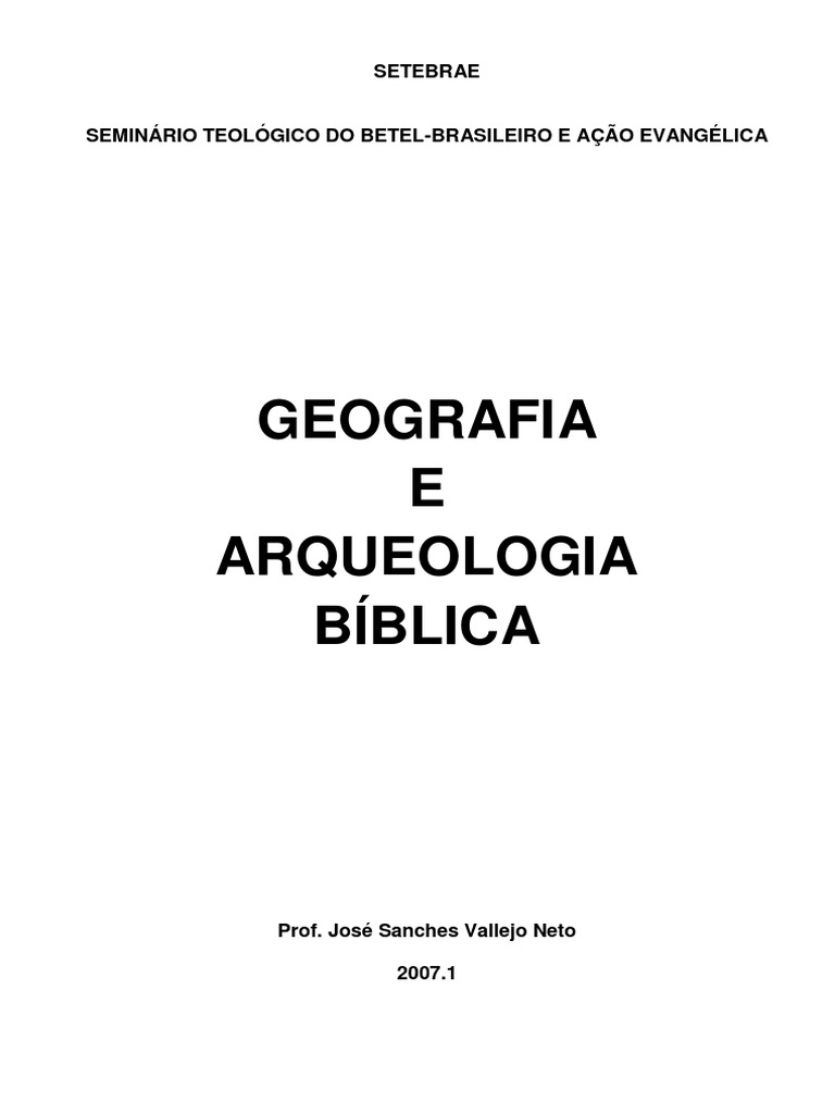 Arqueologia Bíblica Pdf Pergaminhos Do Mar Morto Bíblia
