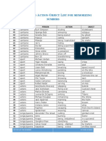 PAO-My PAO List For Numbers