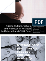 Filipino Culture Values and Practices MCN