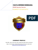 PT MDSB Security Service Company Profile