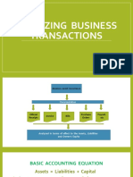 ANALYZING BUSINESS TRANSACTIONS EFFECTS