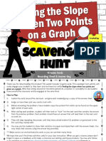 Scavenger Hunt: Recording Sheet & Answer Key 12 Game Cards