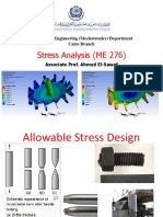 003 Lec. 3 Stress Analysis (ME 276)