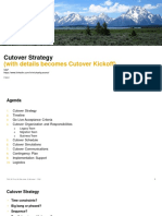 Cutover Strategy in SAP S - 4HANA