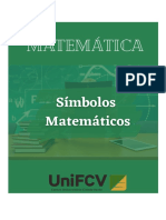 Símbolos Matemáticos