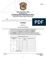 Kertas 2 Peperiksaan Percubaan 1 A