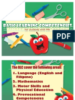Basic Learning Competencies