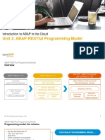 OpenSAP Abap1 Unit 3 ABAPREST Presentation