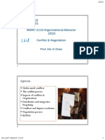 Topic 9 Conflict 26 Negotiation MGMT 2110 STD