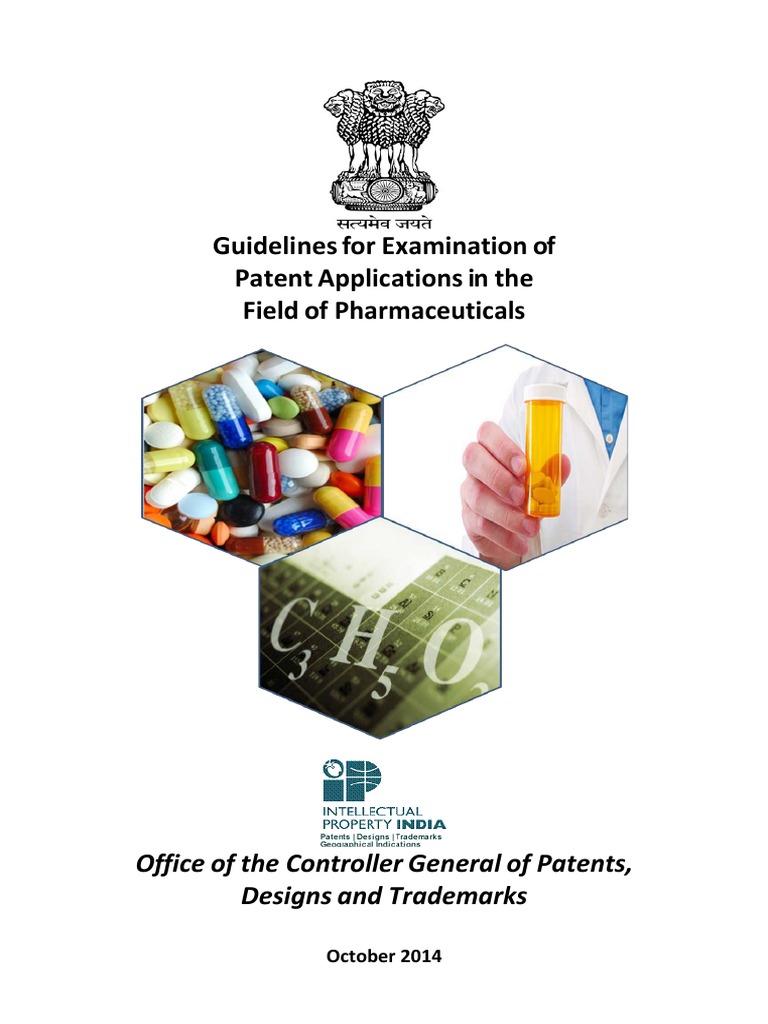 Examination Guideline Pharmaceutical PDF Prior Art Novelty (Patent)