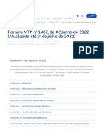 Portaria MTP #1.467, de 02 Junho de 2022 (Atualizada Até 1º de Julho de 2022) - Português (Brasil)
