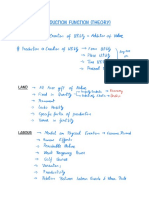 Production Function (Theory)