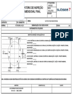Modelo Relatório de Dimensional Subsea 7 - Pile 5 PDF