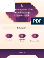 Kelompok 7 - Islam Dan Pemimpin