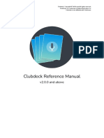 Clubdeck Reference Manual