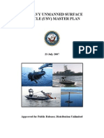 Navy unmanned surface vehicle master plan overview