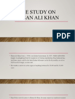 Case Study On Hasan Ali Khan