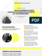Seminário - Arquitetura Jurídica Dos Mercados - 2º2022