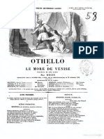 VENICE - SHAKESPEARE - DUCIS - OTHELLO Ou Le More de Venise - 1859
