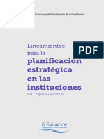 Planificacion Estrategica Institucional