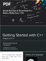 Quick Revision Download C Basics Slides Lec 114 With Anno