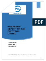 PEL Final Internship Report