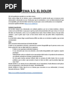 Semiología del Dolor: Alicia Fredusa | PDF