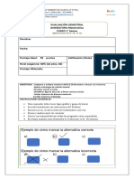 Prueba Noviembre Matematica Primero