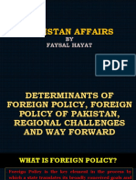 Pakistan's Foreign Policy Challenges and Way Forward