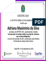 30.11 - Adriana Maximinio - Incorporação de Resíduos Sólidos