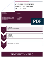 Analisis Perbandingan Metode Fungsional Based Costing Dan Activity