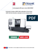 DMG SPRINT - Tutorial para Criação Do Programa CNC
