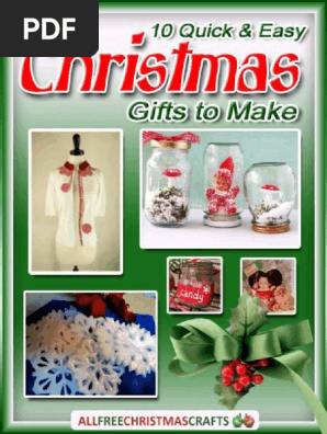10 Quick and Easy Christmas Gifts to Make