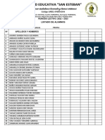 Listado de Alumnos PDF