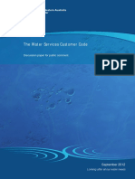 The Water Services Customer Code: Discussion Paper For Public Comment
